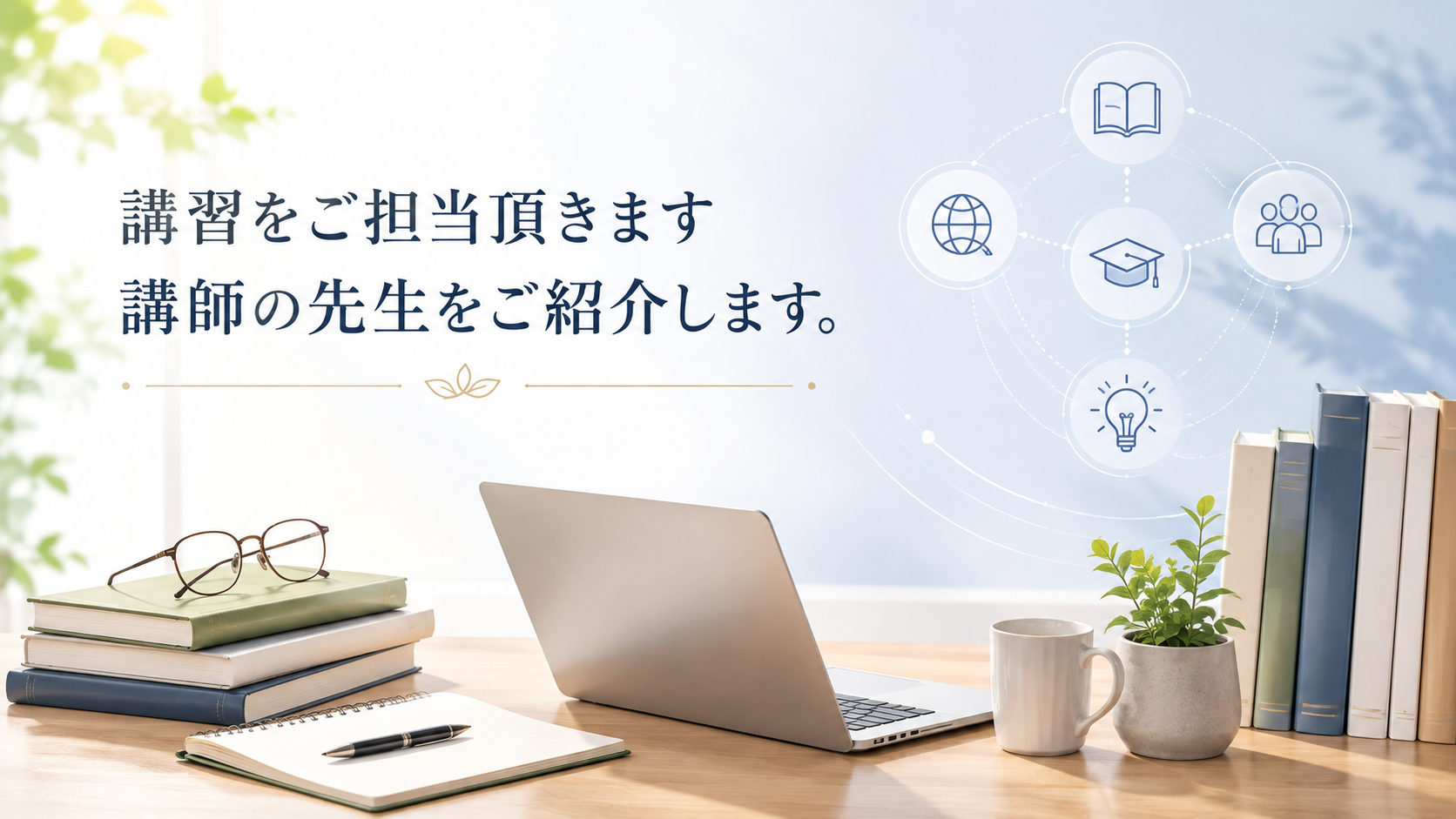 講習をご担当頂きます講師の先生をご紹介します。
